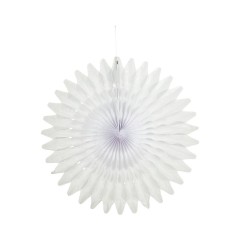 PAPER FAN FOLDING WHITE - DECOR OBJECTS